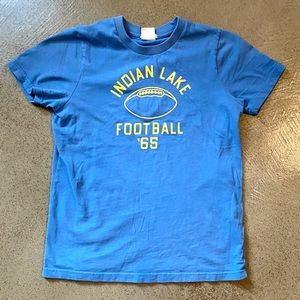 Abercrombie Football Tee. Boys Size Large.